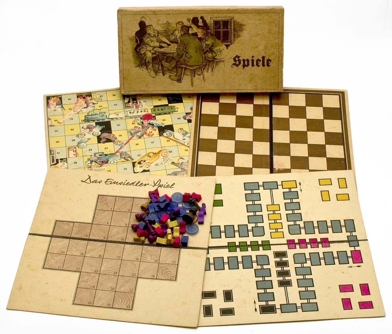 Spiele (Soldier’s board games collection for Eastern front)