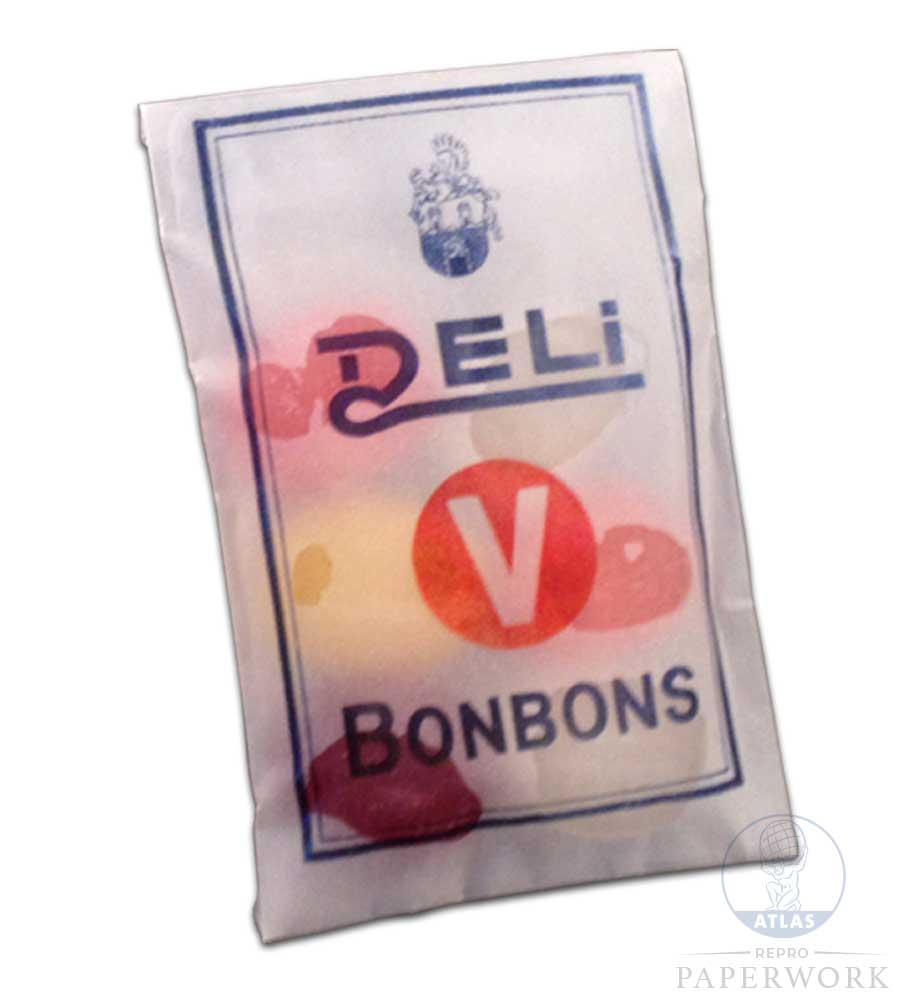 ww II Deli bonbons-ww 2 packaging bonbons -ww2 packaging props