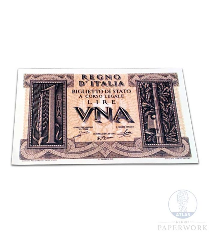 1940s lire banknote props- banknote ww2 italian-prop movie money