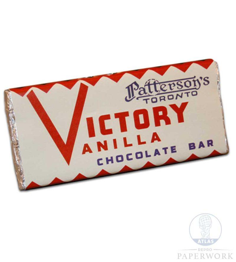Patterson's Victory Vanilla Chocolate wrapper