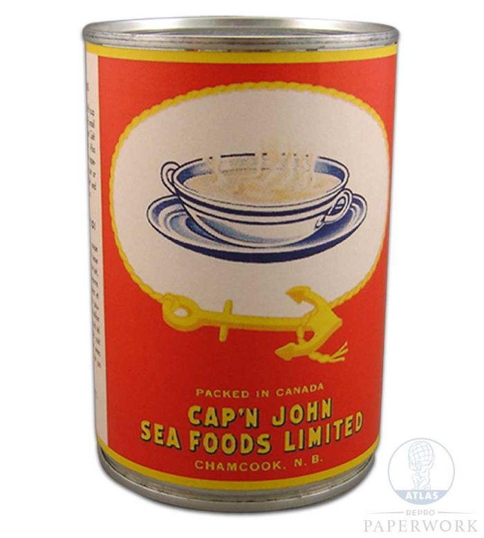 cap'n john sea foods limited props label reproduction