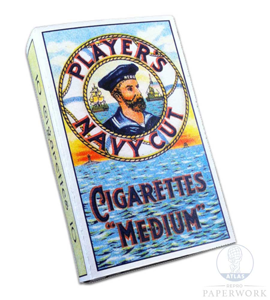 player’s “medium” – 10 cigarettes box