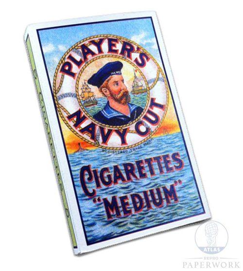 player’s “medium” – 5 cigarettes box